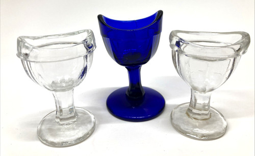 Vintage eye wash cups - vintage, cobalt